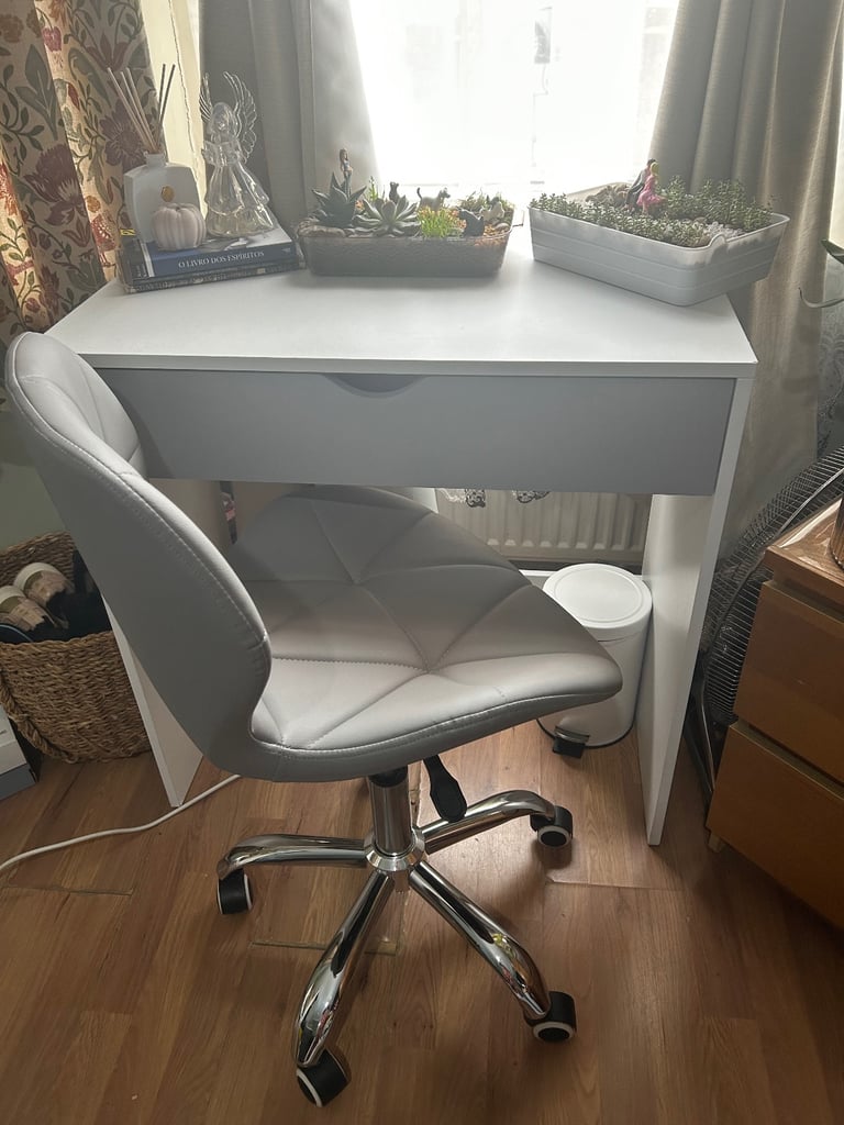 Desk and chair