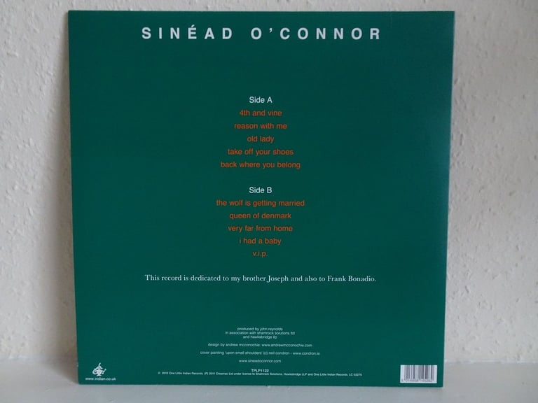 Sinéad O'Connor ‎– How About I Be Me (And You Be You)? Vinyl