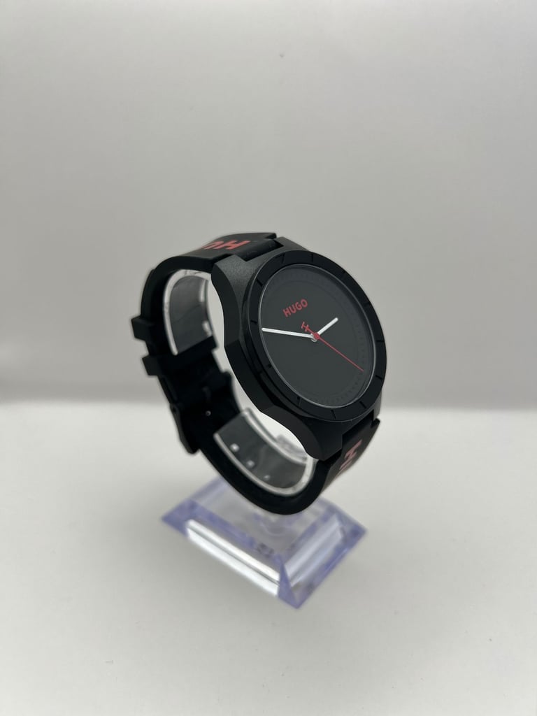 Hugo Boss 1530343 LIT Series Quartz Watch – 42mm Black Dial, Mint Condition