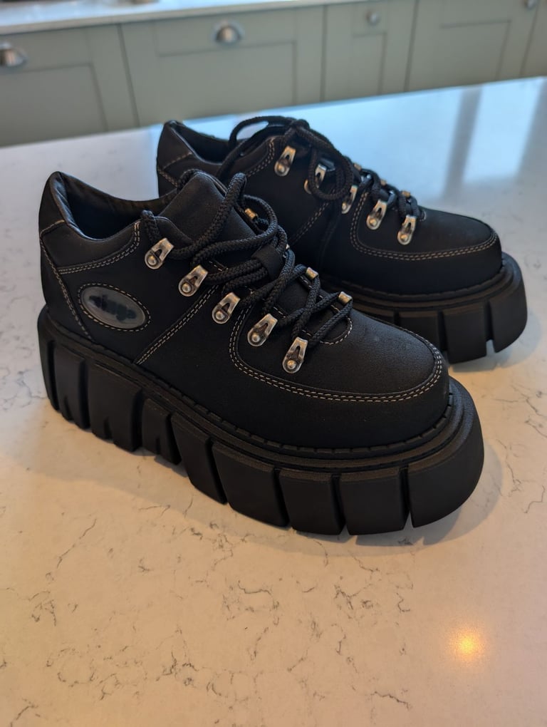 image for Minga London "Arden black" platform shoes size uk6 (would fit a size uk5 well too) New and unworn.