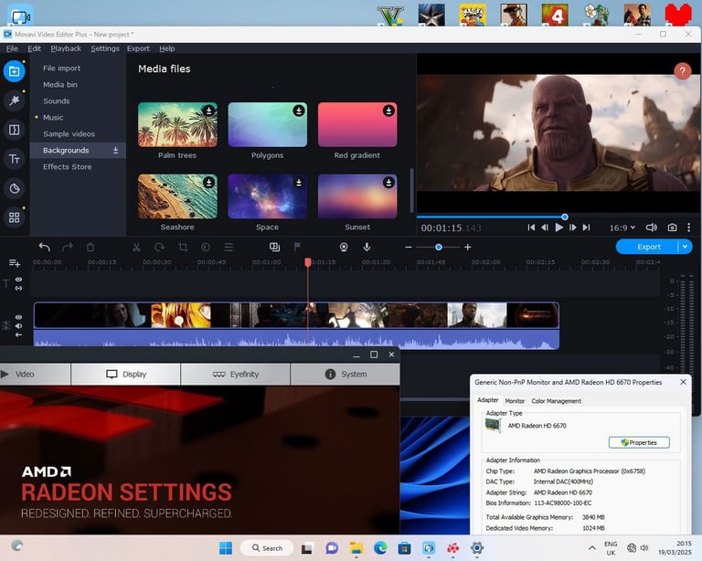 Gaming PC + 15 Games + Radeon HD (i3, GTA 5, Fortnite, Windows 11, Video Editing, Computer, HP, PC
