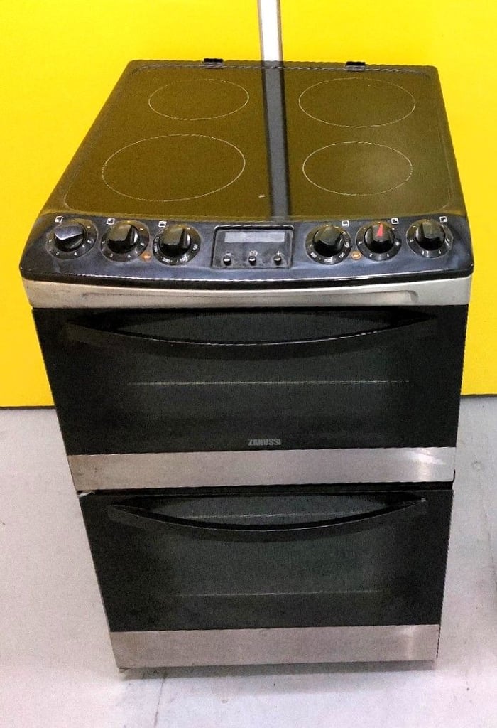 Zanussi 55cm Double Oven Electric Cooker