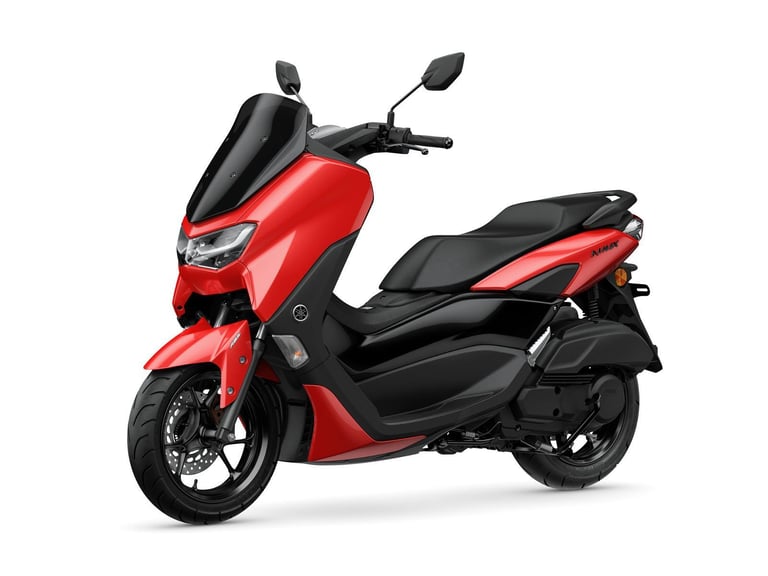New Yamaha NMAX 125 Scooter. Red. £3,395 On The Road (NO ADMIN FEES!)