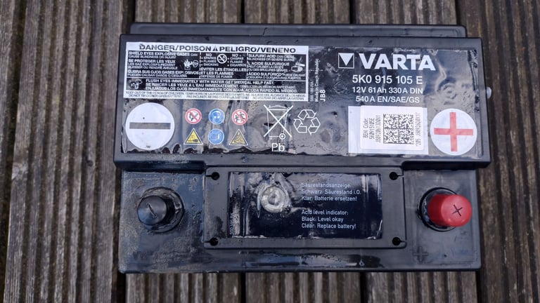 Car battery type 027