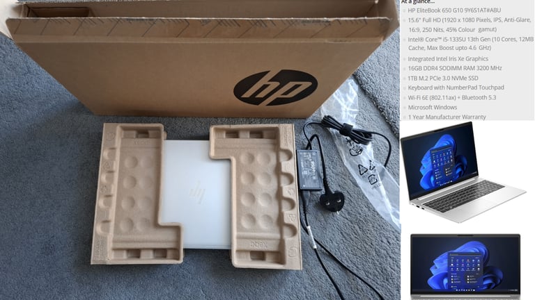 image for Brand New HP EliteBook 15.6" FHD Laptop