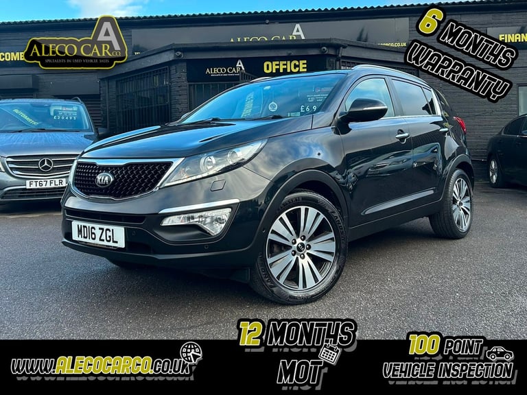 image for KIA SPORTAGE 1.7 CRDi EcoDynamics 4 Black Manual Diesel 2016