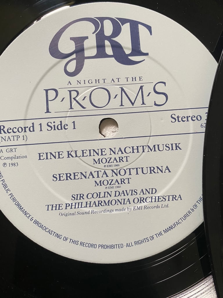 A night at the proms . Vinyl. 