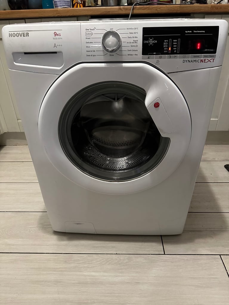 Hoover 9kg washing machine 1600RPM  A+++