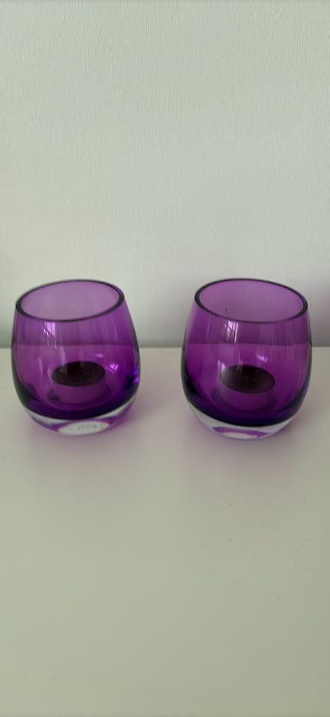image for Glass tea light holders
