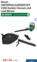 Bosch garden blower