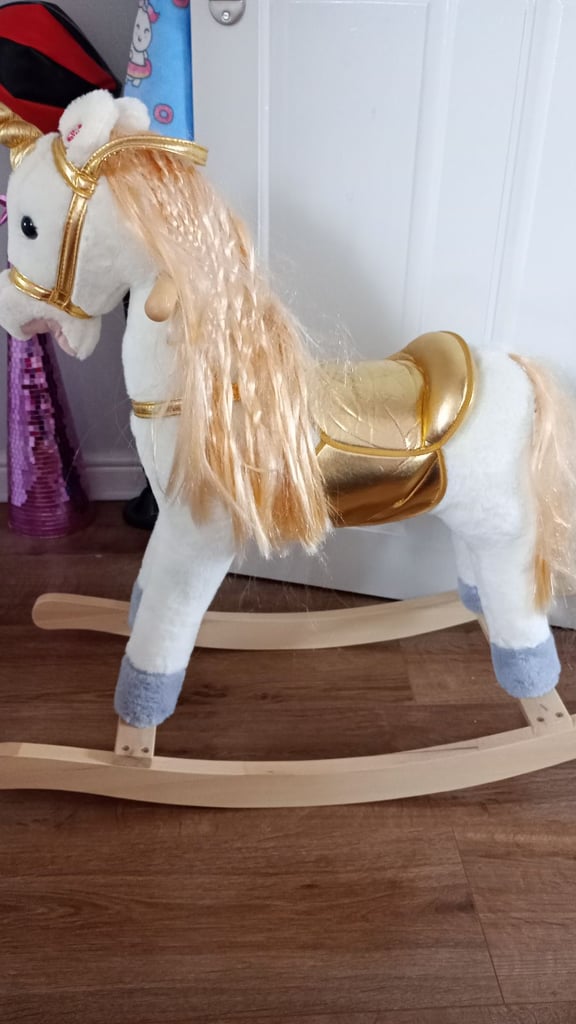 image for Kids rocking horse with sound