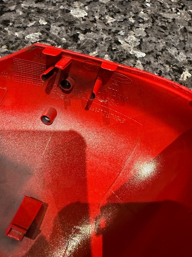 Genuine ford mk7 fiesta mirror caps 