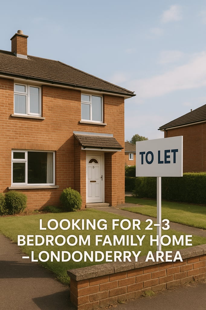 image for 🏡 Young Family Seeking 2–3 Bedroom Home – Eglinton / Waterside / Drumahoe Or Surrounding Areas