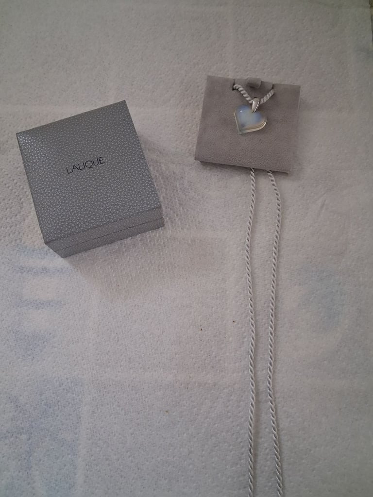 image for Lalique Heart Necklace 