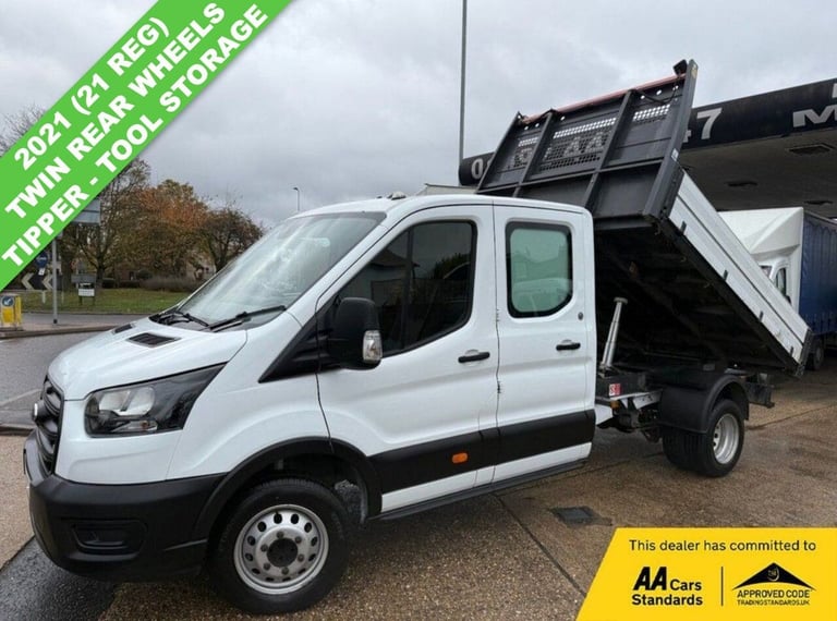 2021 Ford Transit 2.0 350 EcoBlue Leader TIPPER Double Cab 4dr Diesel Manual RWD L3 Euro 6 (s TIP...