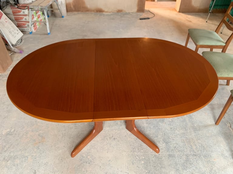 image for G Plan Dining table and 4 G Plan chairs