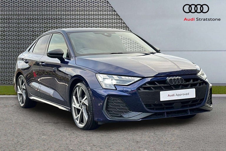 2024 Audi A3 35 TFSI Black Edition 4dr S Tronic Saloon Petrol Automatic