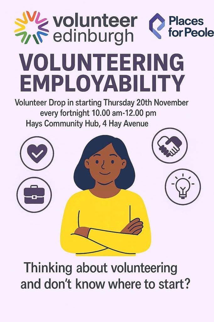 Volunteer Edinburgh Employability Drop in 