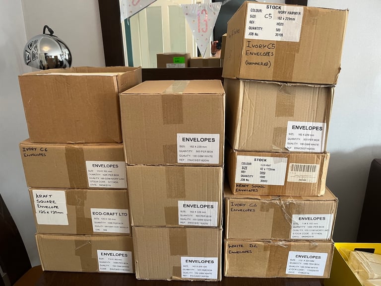 image for Envelopes for Card/Invitation Making lots of sizes