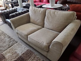 Beige NEXT fabric 3 seater sofa Copley Mill Low Cost Moves 2nd Hand Furniture STALYBRIDGE SK15 3DN