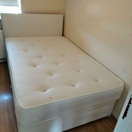 -Single Divan Bed And Opt Mattress