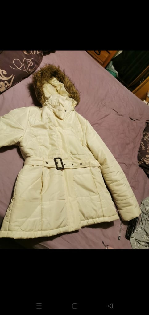 image for Cream coat size 14 