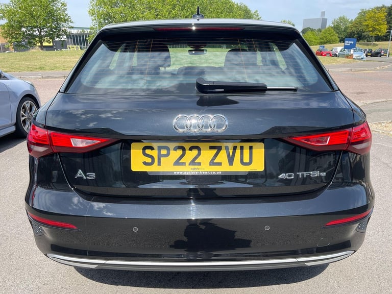 2022 Audi A3 1.4 TFSIe 40 Sport Sportback S Tronic Euro 6 (s/s) 5dr 13kWh HATCHBACK Petrol/Electr...