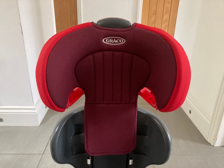 Graco Junior Maxi Lightweight High back Booster Seat, Group 2/3 Rare Chili Color