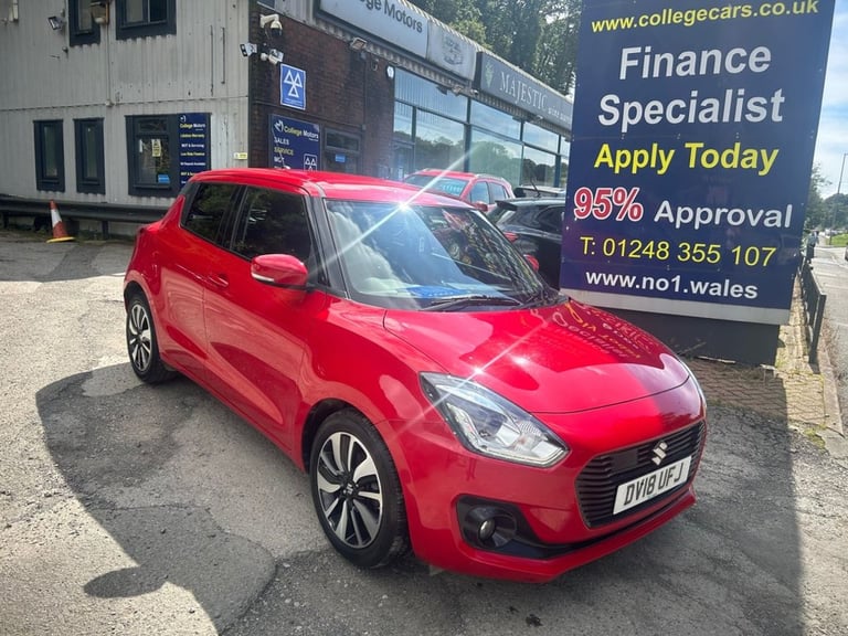 2018 Suzuki Swift 2018/18 1.0 SZ5 BOOSTERJET SHVS MHEV 5d 110 BHP, One owner from new, Only 2 Hat...