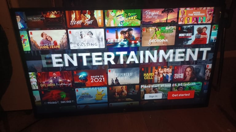 FREE DELIVERY excellent 43 JVC LED SMART TV full HDTV 1080p freeveiw channels inbuilt 