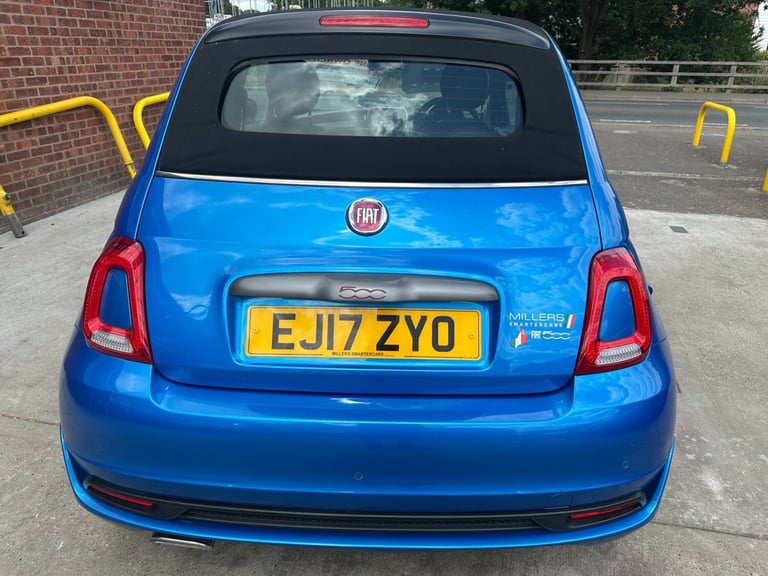2017 Fiat 500 1.2 S 2dr CONVERTIBLE Petrol Manual