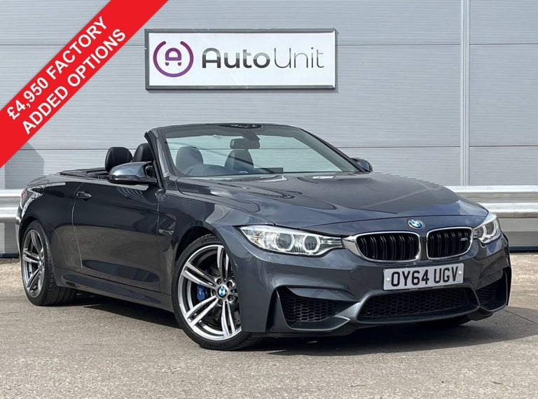 image for 2014 64 BMW M4 3.0 BITURBO CONVERTIBLE 2DR PETROL DCT EURO 6 (S/S) (431 PS)