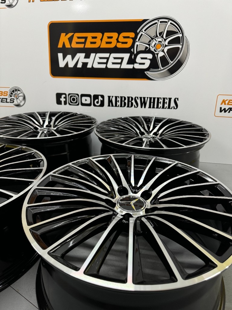20" 2024 MERCEDES TURBINE TWIST ALLOY WHEELS C CLASS E CLASS S CLASS 