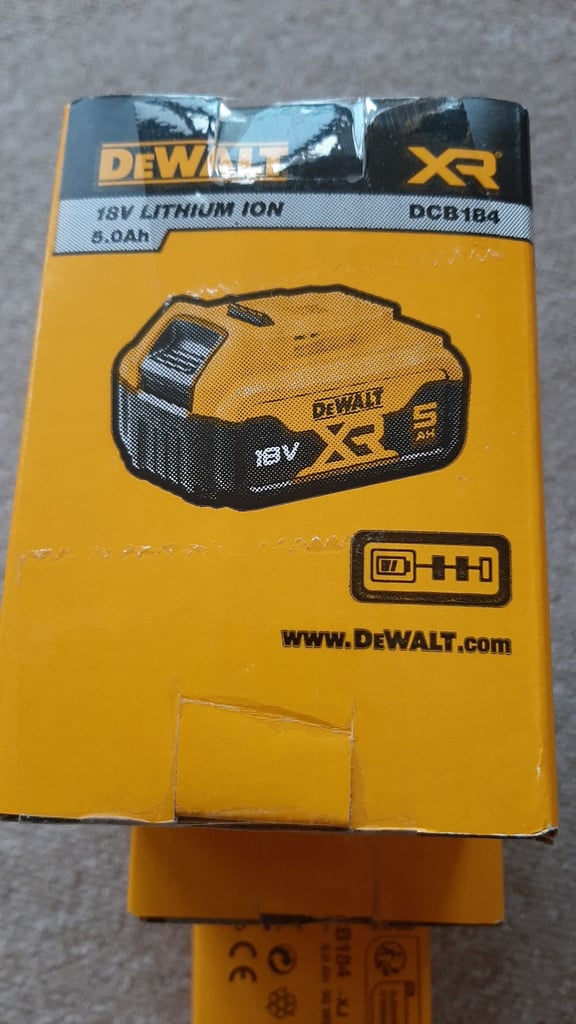 Dewalt 18v 5ah Battery. £40 each.