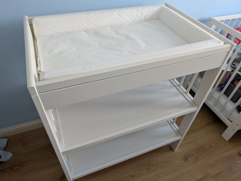 image for IKEA Gulliver Changing Table & Vadra Changing Mat