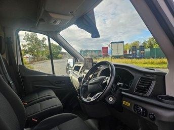 2021 ON 71 PLATE FORD TRANSIT 350 TREND TDCI 130BHP L3H2 LWB DIESEL 65K ULEZ 