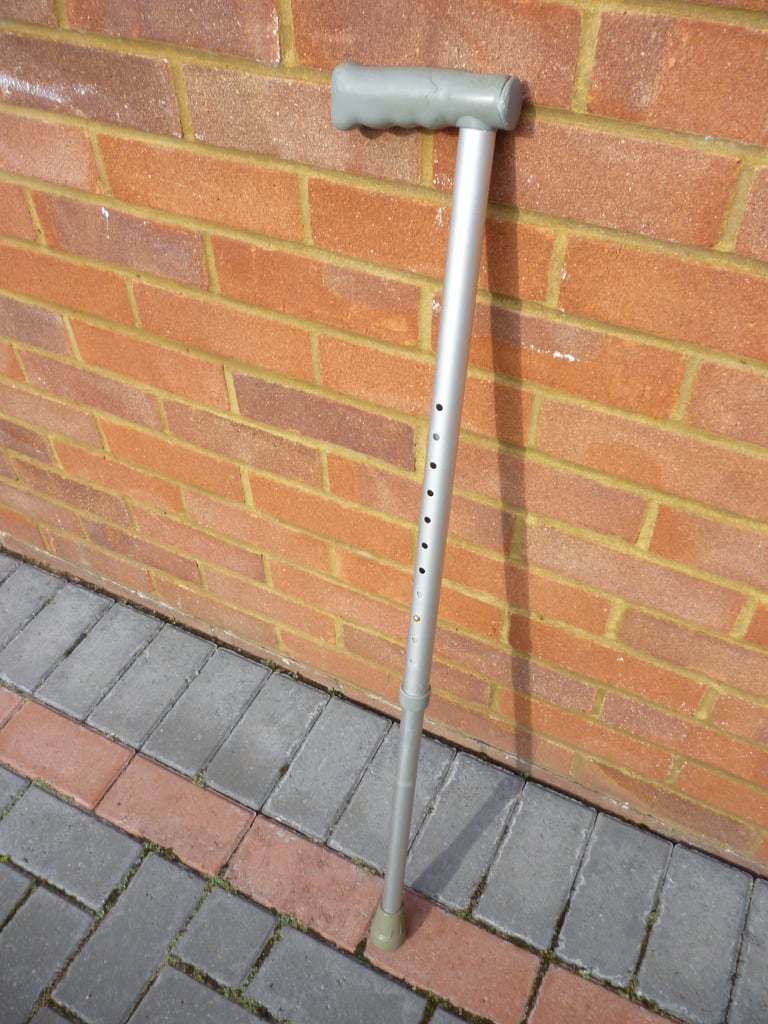 Mobility pair of fully adjustable crutches,walking frame on wheels & fully adjustable walking stick.