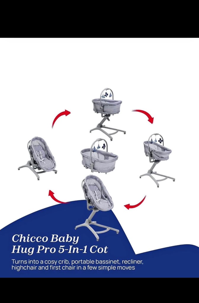 image for Chicco Baby Hug 5 in 1 Cot