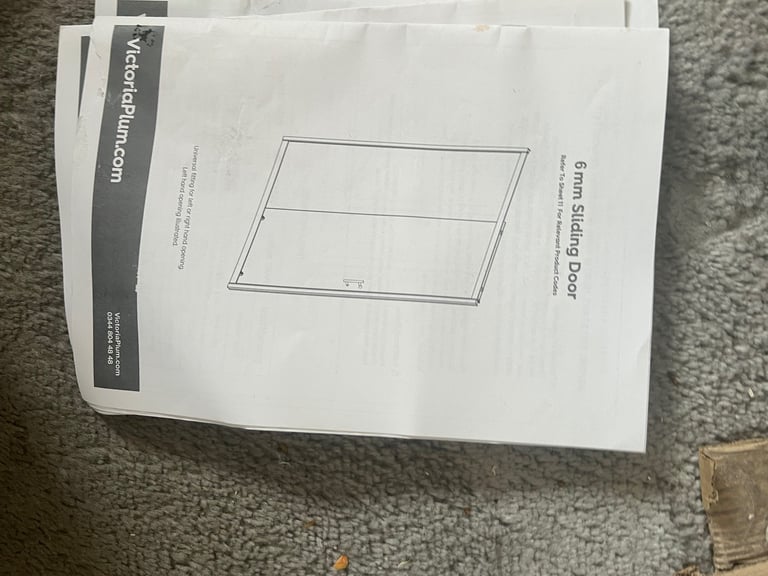 Shower Door ( Made by Victoria Plum)