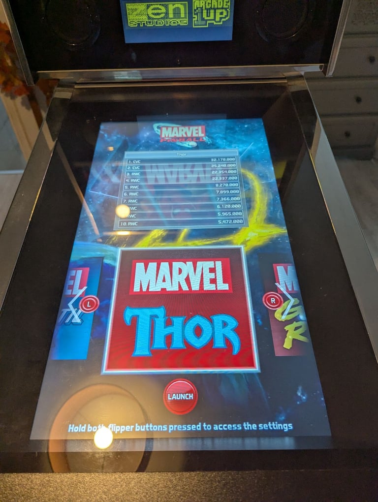 Marvel themed Digital Pinball machine - 10 boards