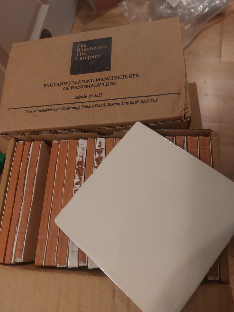 Crackle glaze Winchester tiles