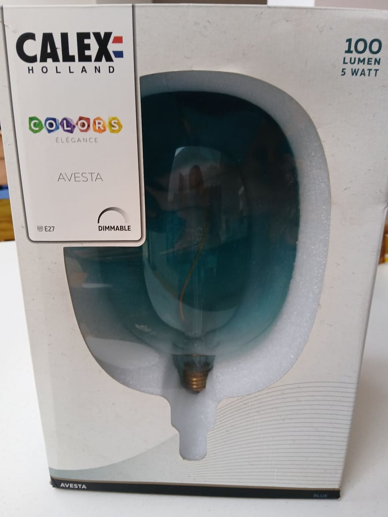 Calex Avesta Large Coloured Dimmable Bulbs 
