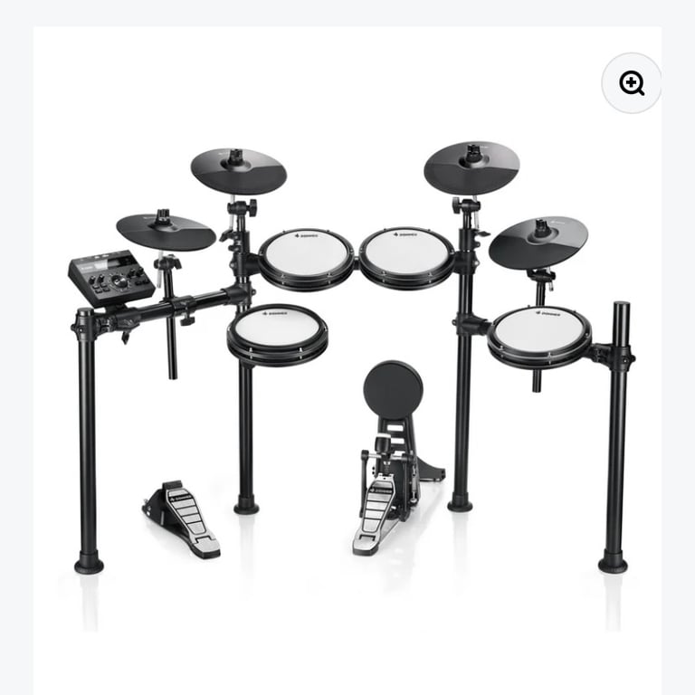 image for New Donner Electronic Drum kit 9 piece with mesh heads 