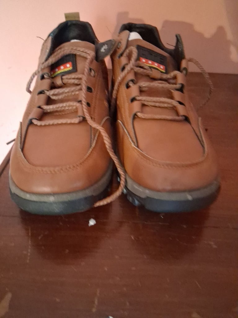 Mens leather, hand stitched shoes