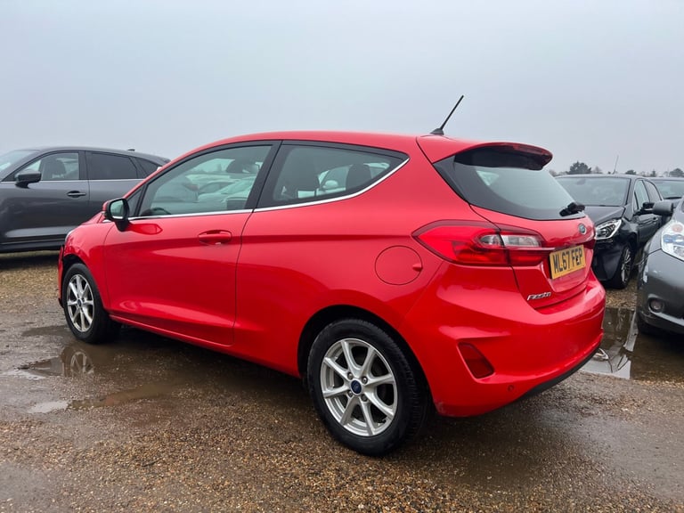2017 FORD FIESTA ZETEC RED EURO 6 ULEZ COMPLIANT SALVAGE DAMAGED REPAIR CAT S 