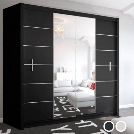 High-Quality Sliding Mirror Door Wardrobe – Ideal for Small & Large Spaces