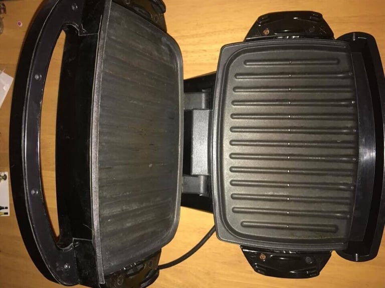 Used George Foreman  5-Burger Grill with Removable Plates