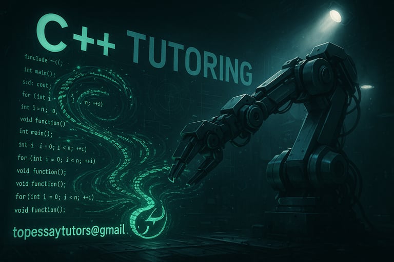 Master C++ Through Personalised Tutoring