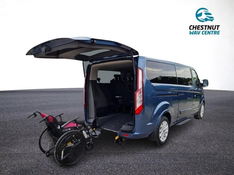image for Ford Tourneo Custom WAV Wheelchair Access 8Seats LWB L2H1 Cambelt Changed No Vat