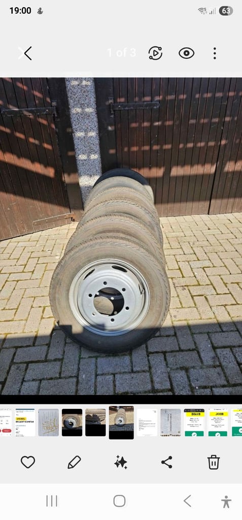 Mercedes 6694000002 T2 Vario Wheels & New Tyres